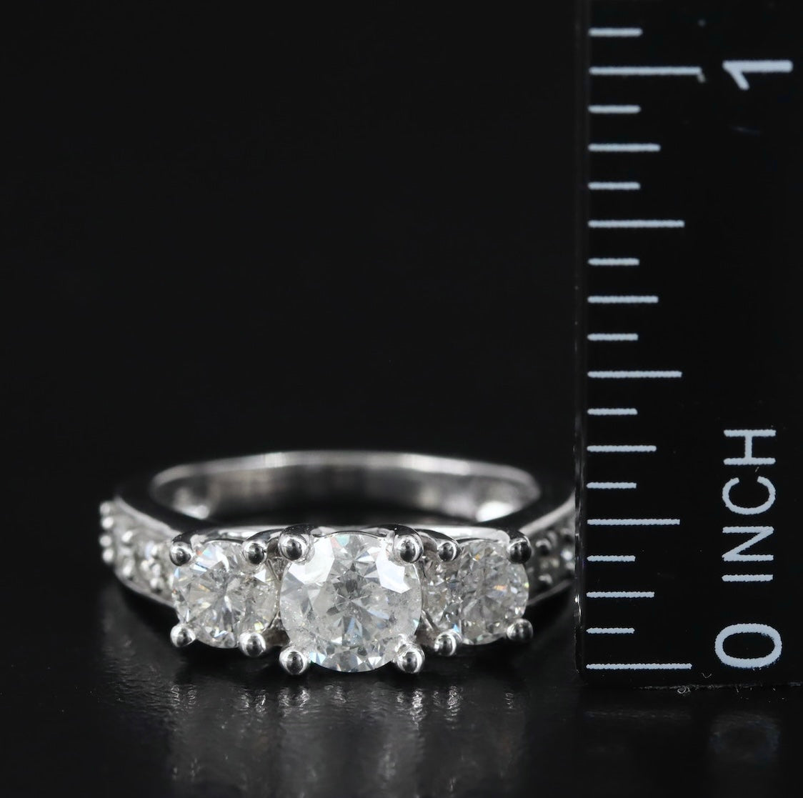 10K 2.04 CTW Diamond Trellis Ring