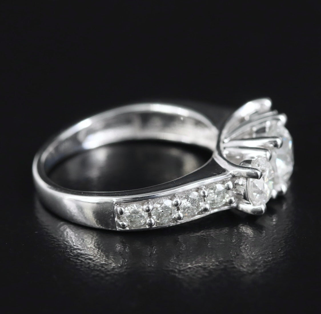 10K 2.04 CTW Diamond Trellis Ring