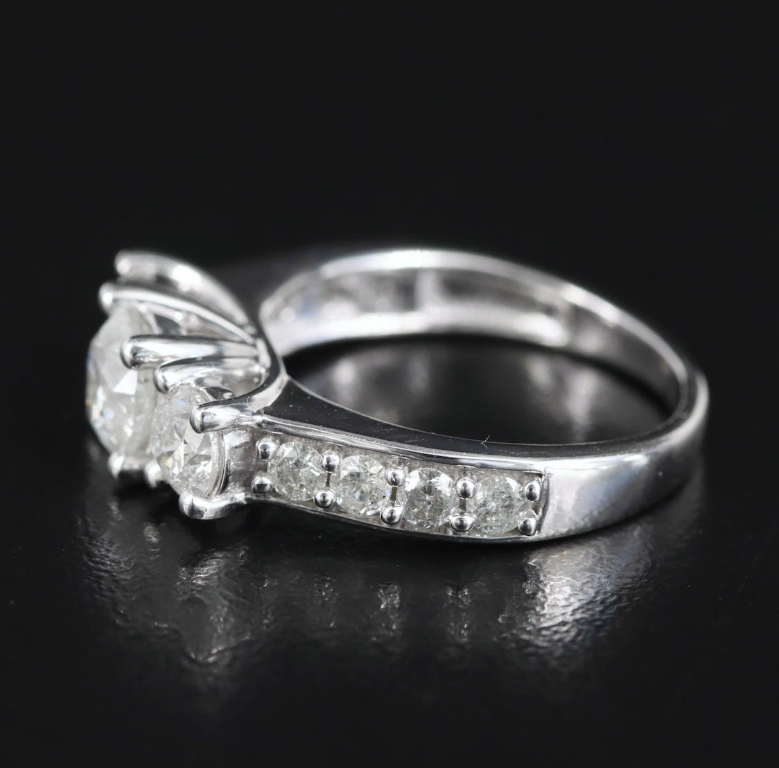 10K 2.04 CTW Diamond Trellis Ring