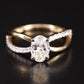 14K 1.30 CTW Lab Grown Diamond Ring