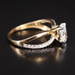 14K 1.30 CTW Lab Grown Diamond Ring