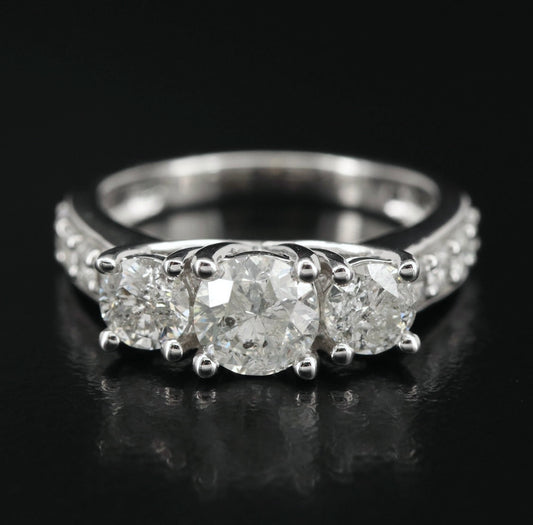 10K 2.09 CTW Diamond Trellis Ring