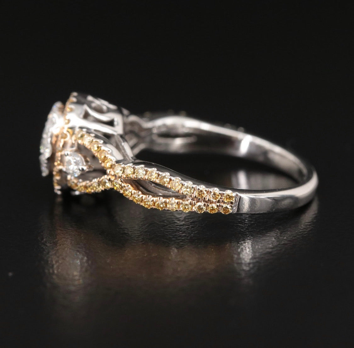 14K 1.00 CTW Diamond Ring