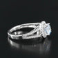 Platinum 1.62 CTW Lab Grown Diamond Halo Ring