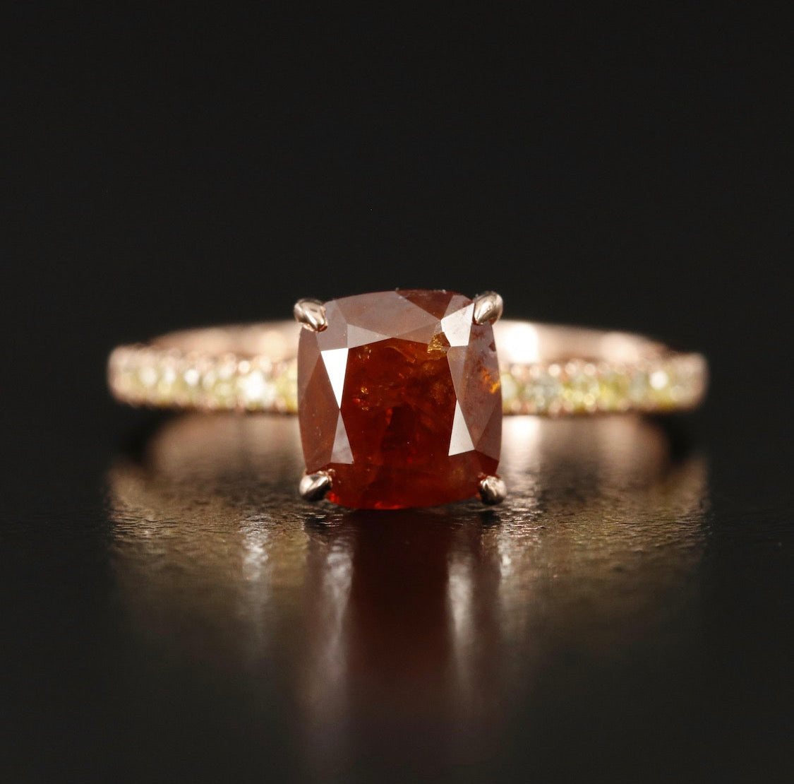 14K Rose Gold 2.24 CTW Diamond Ring