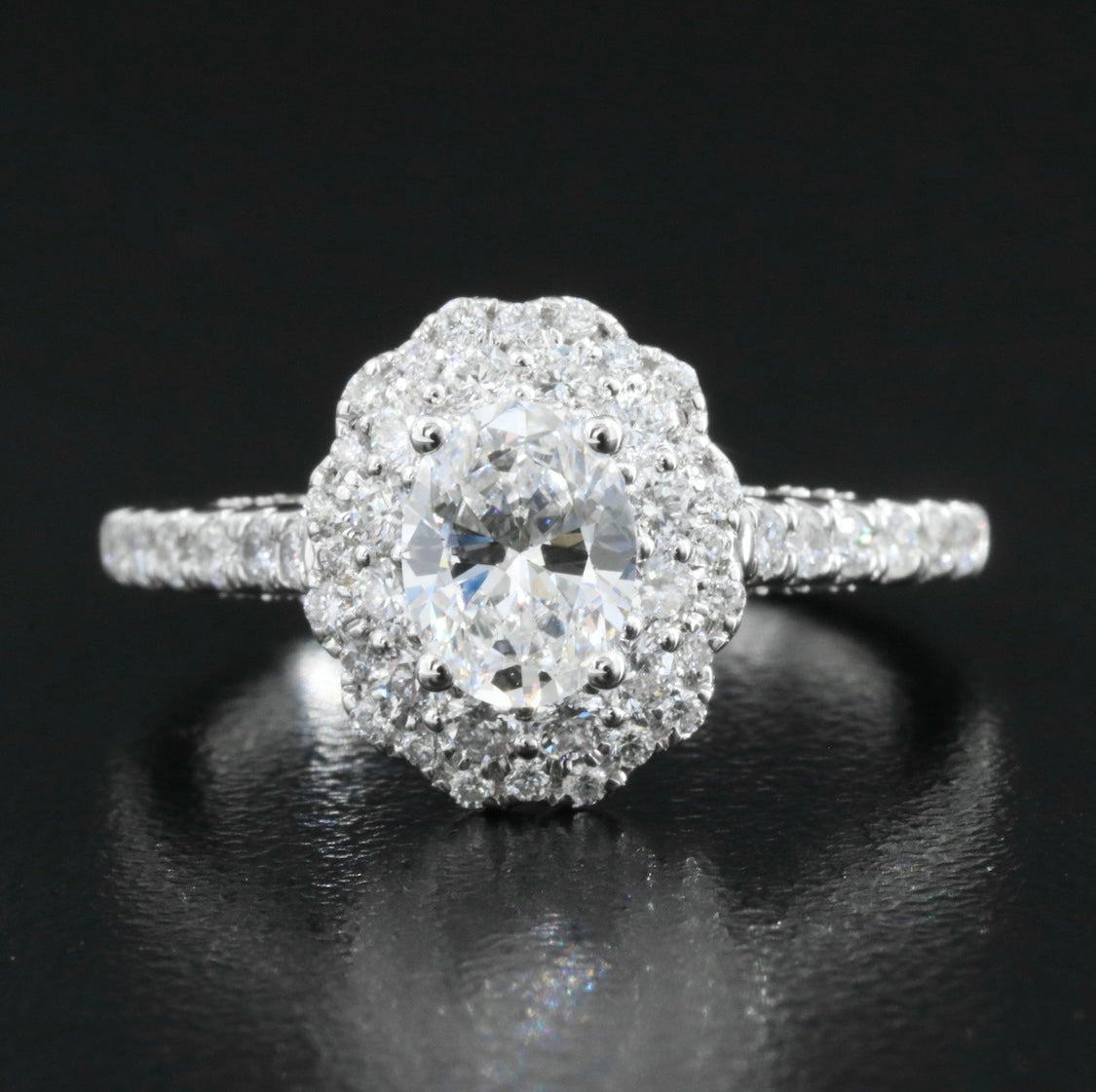 14K 1.57 CTW Lab Grown Diamond Ring