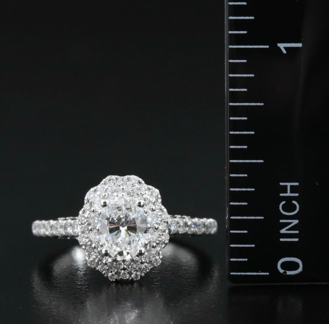 14K 1.57 CTW Lab Grown Diamond Ring