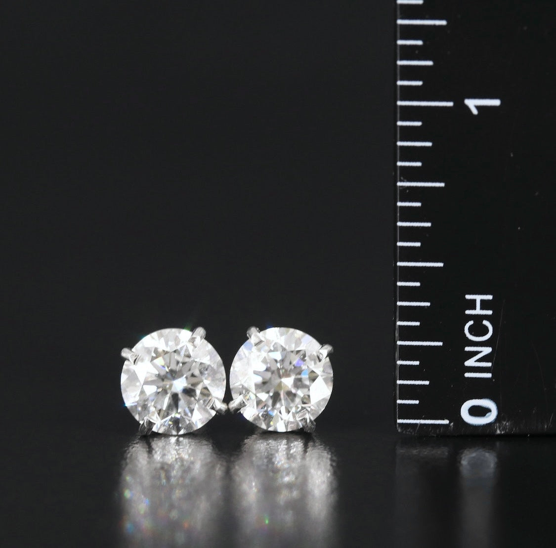 14K 4.31 CTW Lab Grown Diamond Stud Earrings w/Appraisal