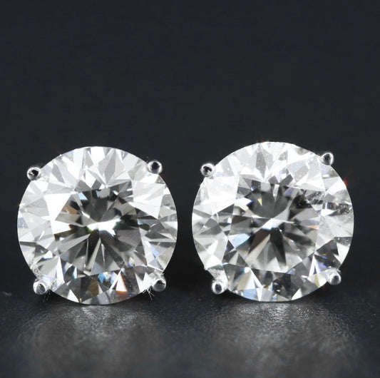 14K 5.03 CTW Lab Grown Diamond Stud Earrings