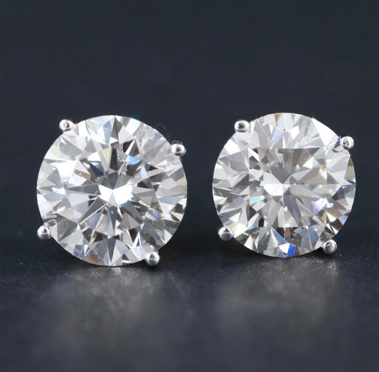 14K 4.05 CTW Lab Grown Diamond Stud Earrings