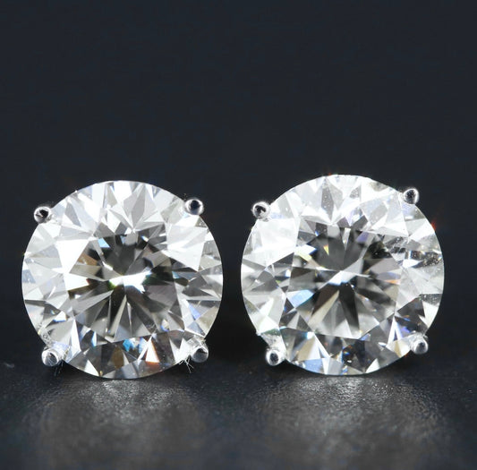 14K 5.30 CTW Lab Grown Diamond Stud Earrings