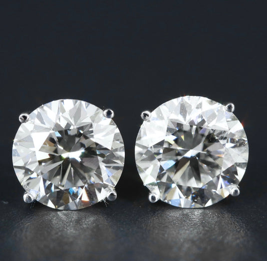 14K 5.68 CTW Lab Grown Diamond Stud Earrings