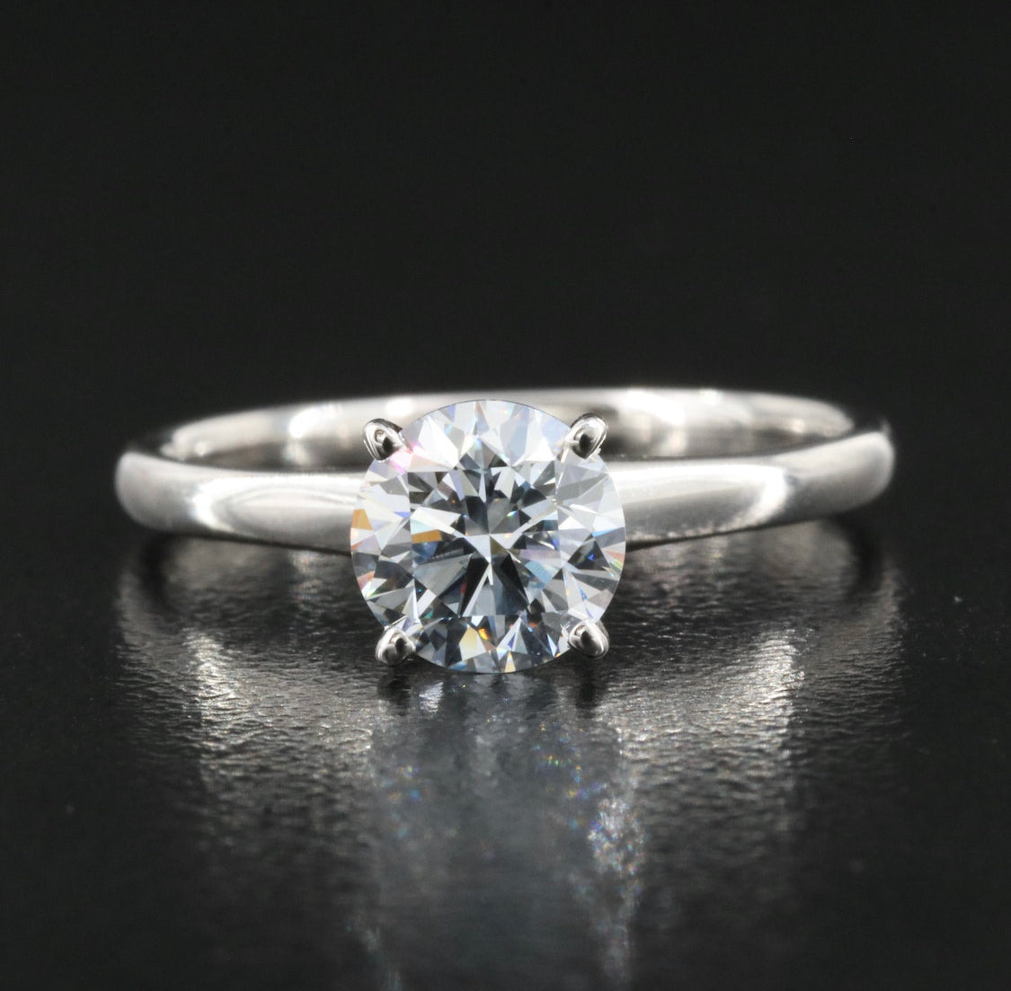 14K 1.13 CT Lab Grown Diamond Solitaire Ring