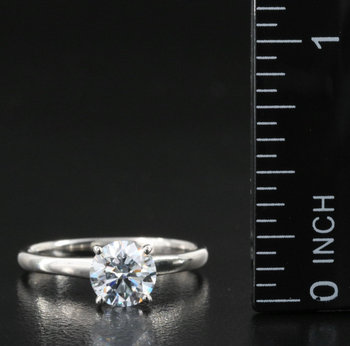 14K 1.13 CT Lab Grown Diamond Solitaire Ring