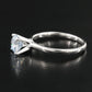 14K 1.13 CT Lab Grown Diamond Solitaire Ring