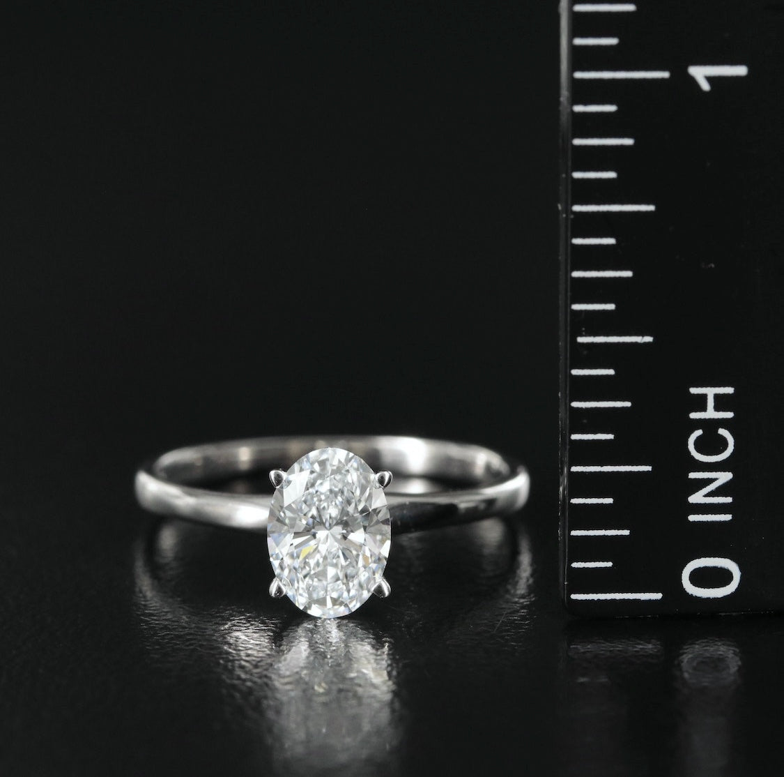 14K 1.16 CT Lab Grown Diamond Solitaire Ring