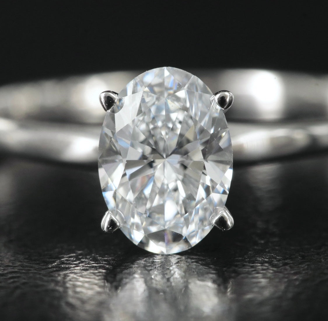 14K 1.16 CT Lab Grown Diamond Solitaire Ring