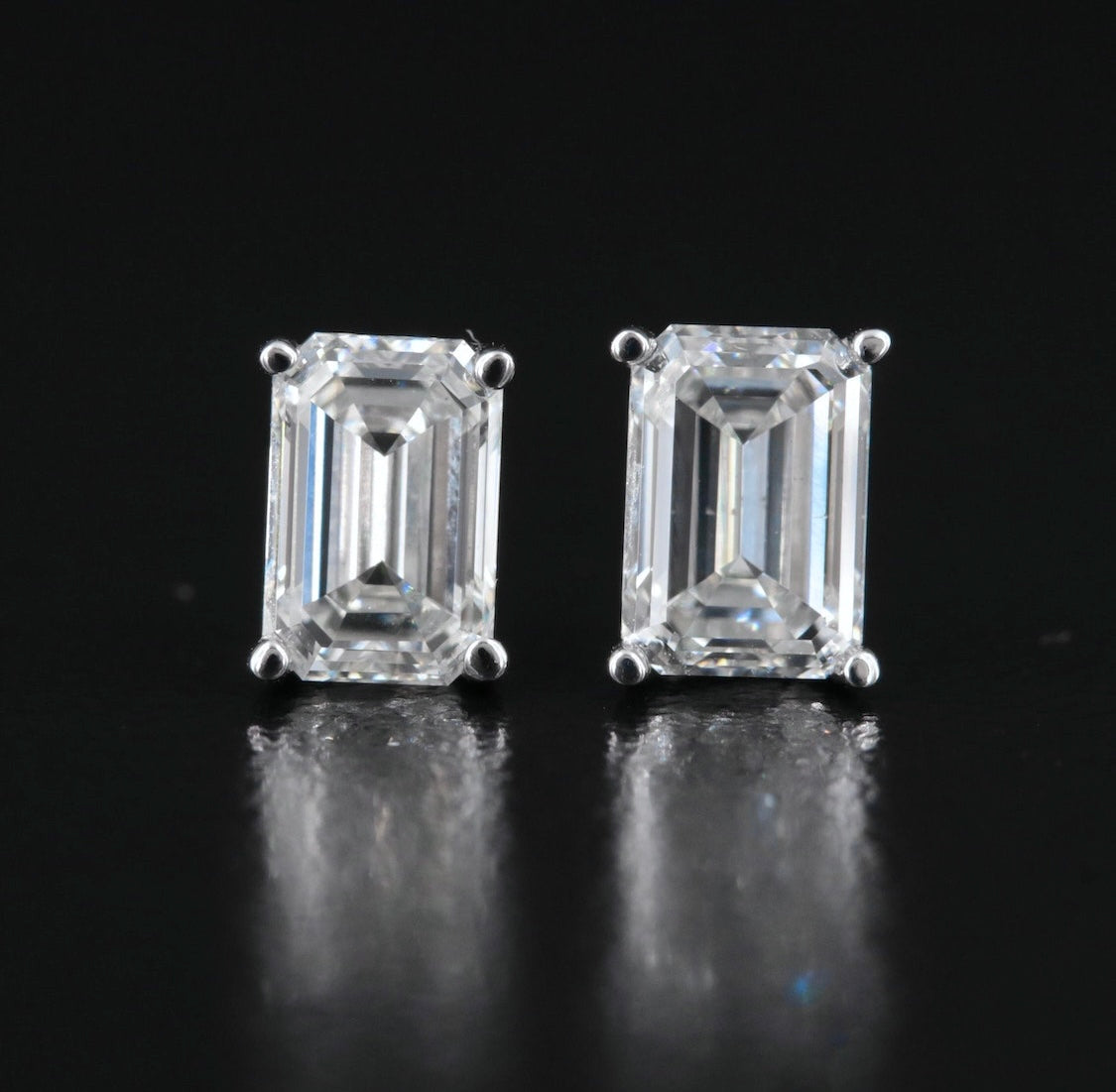 14K 1.53 CTW Lab Grown Diamond Stud Earrings