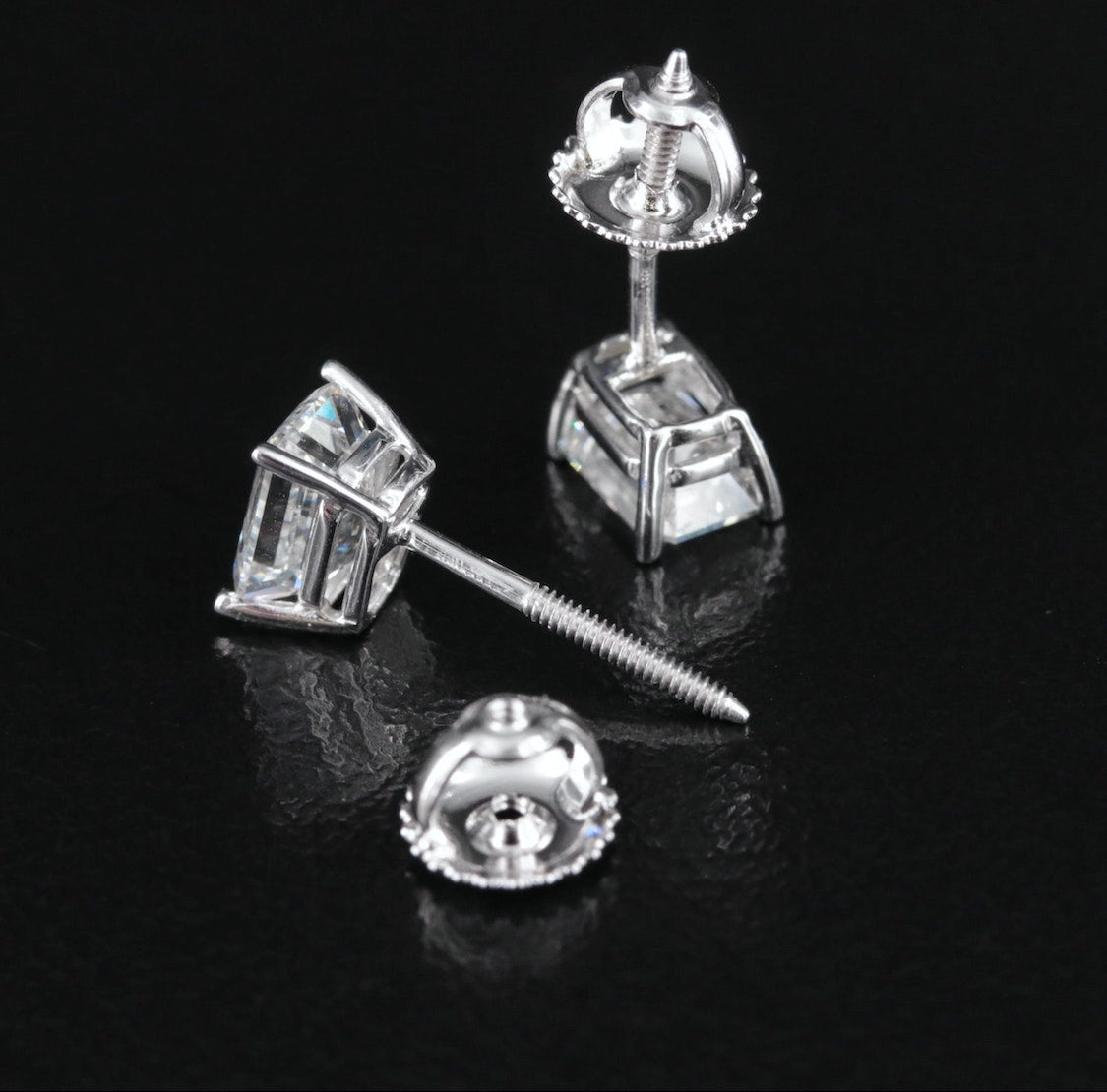 14K 1.53 CTW Lab Grown Diamond Stud Earrings