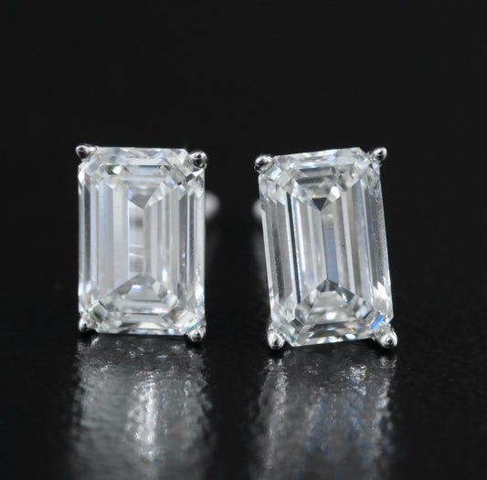 14K 1.58 CTW Lab Grown Diamond Stud Earrings