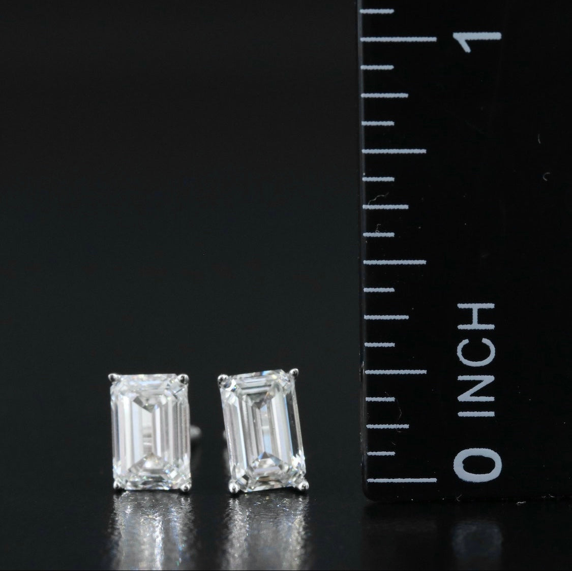 14K 1.58 CTW Lab Grown Diamond Stud Earrings