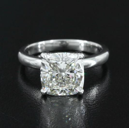 Platinum 4.22 CTW Lab Grown Diamond Ring