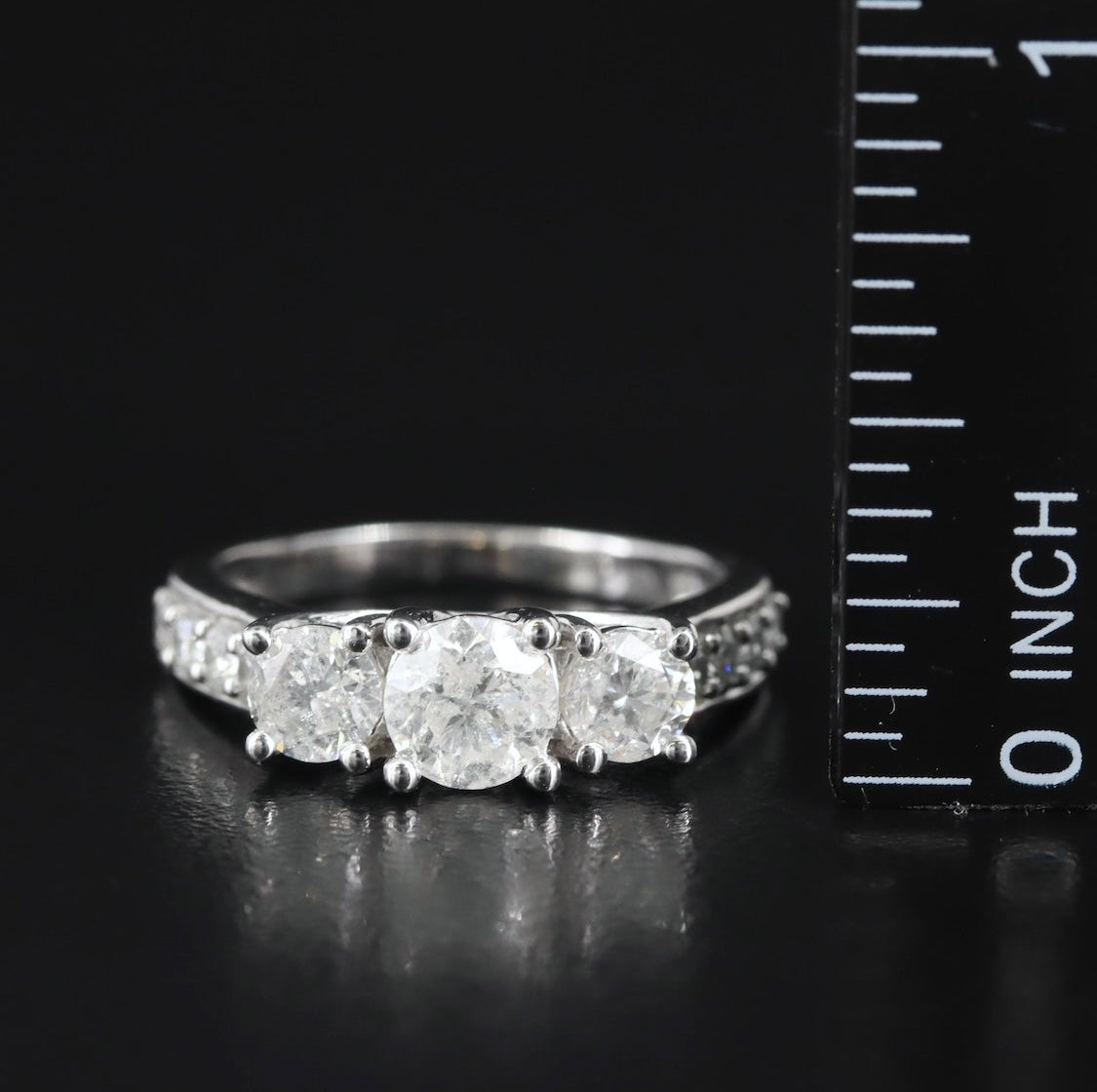 10K 2.10 CTW Diamond Trellis Ring