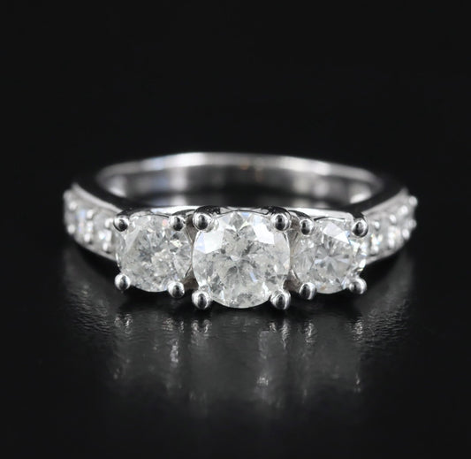 10K 2.10 CTW Diamond Trellis Ring