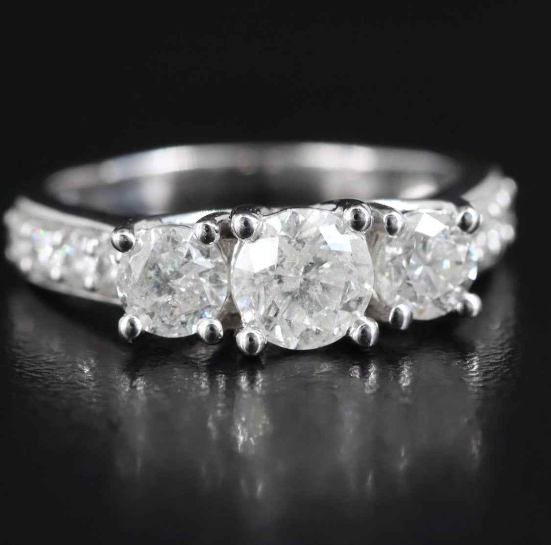 10K 2.10 CTW Diamond Trellis Ring